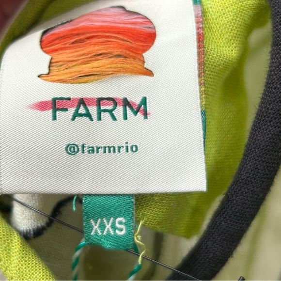 FARM Rio Off-White Coconut Tree Flow Dress - Picture 8 of 10